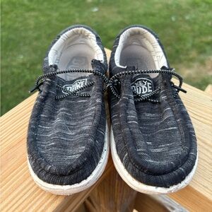 Hey Dude Charcoal Slip-On Shoes